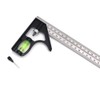 DollaTek 300mm stainless steel multi-function combination square for woodworking