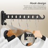 TIANLIN Foldable Clothes Hook, Folding Hook with 8 Hanging Positions,