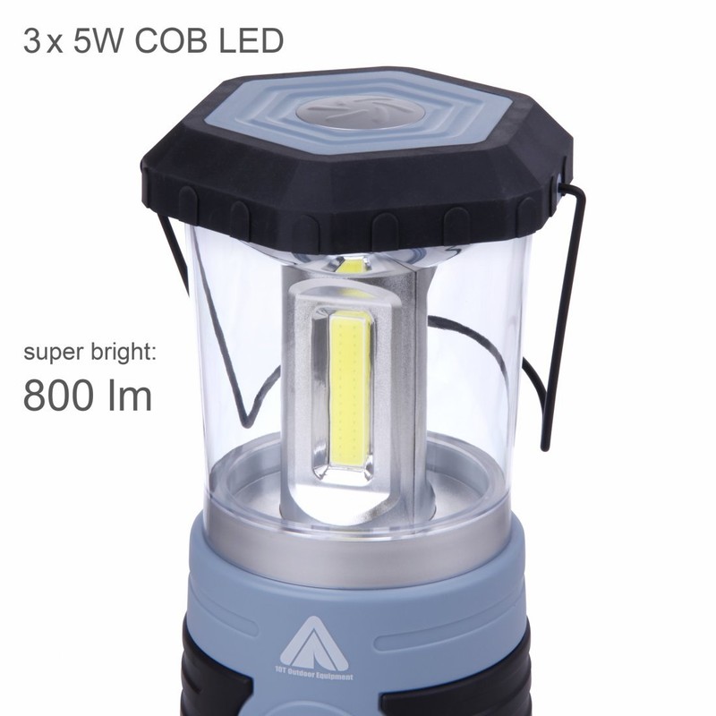 10T Camping Lamp - Bright 800 Lumen COB LED Outdoor