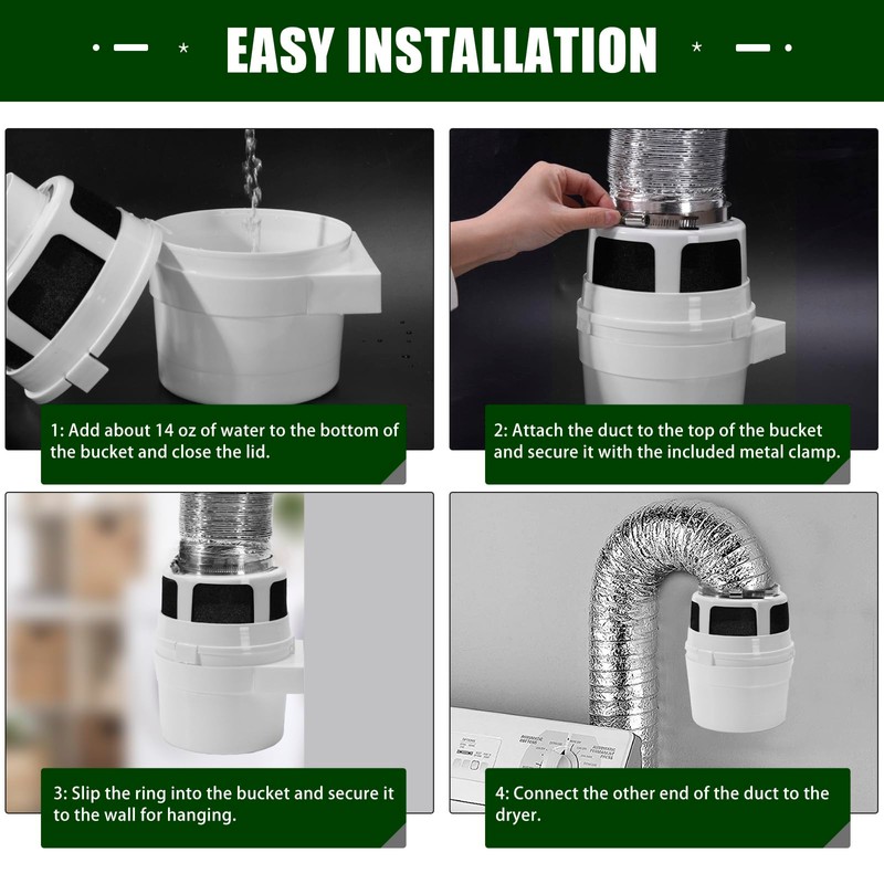 Upgraded Version - VIWINVELA 3 IN 1 Indoor Dryer Vent