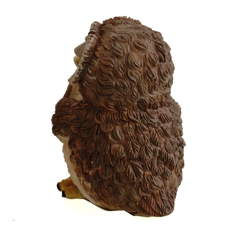 Funny Gufi - Owl in Love Holding Heart