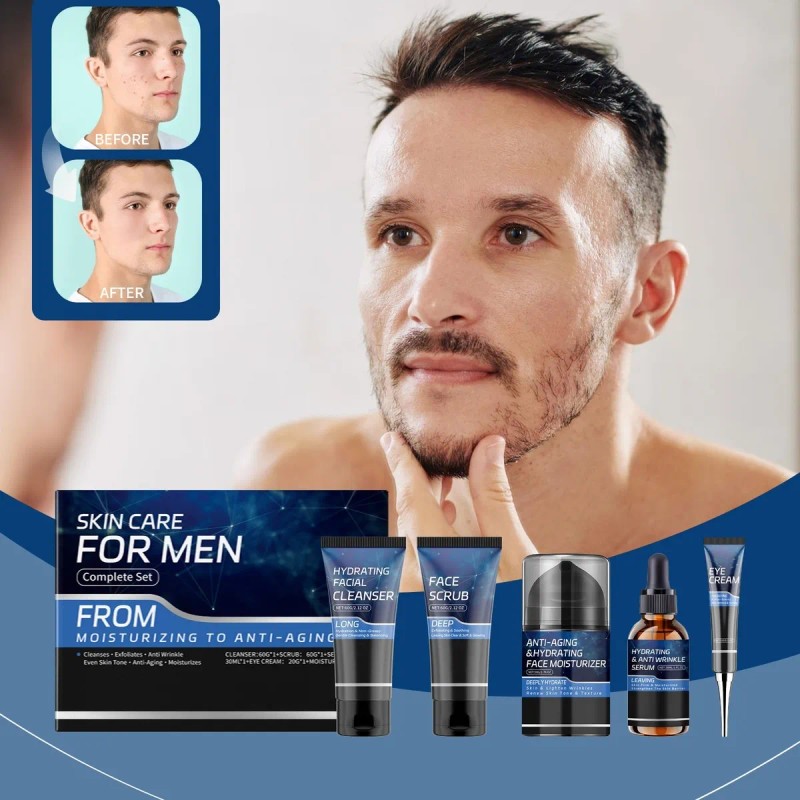 Set Limpieza Facial Profunda Hidratante Antiarrugas Calma