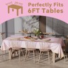 Fantastshop Plastic Tablecloths Disposable - 6 Packs 54 x 108