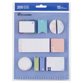 Erin Condren Designer Accessories Snap - in Stylized Sticky Notes - Colorful Woven Wonder Design Theme. Great for Adding Color to Your Planners and Organizers
