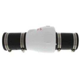 Zoeller 30-0241 1.5 in. Inlet 40 psi 130 deg Quiet Union Check Valve44; White