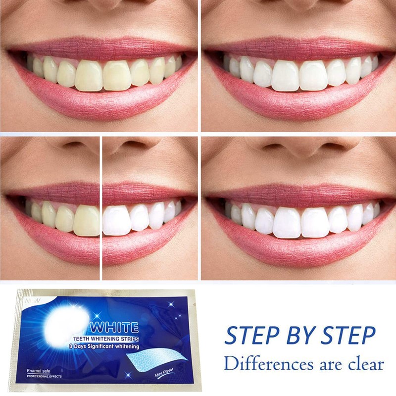 Rpanle Teeth Whitening Strips, 14 White Strips Teeth Whitening Kit,