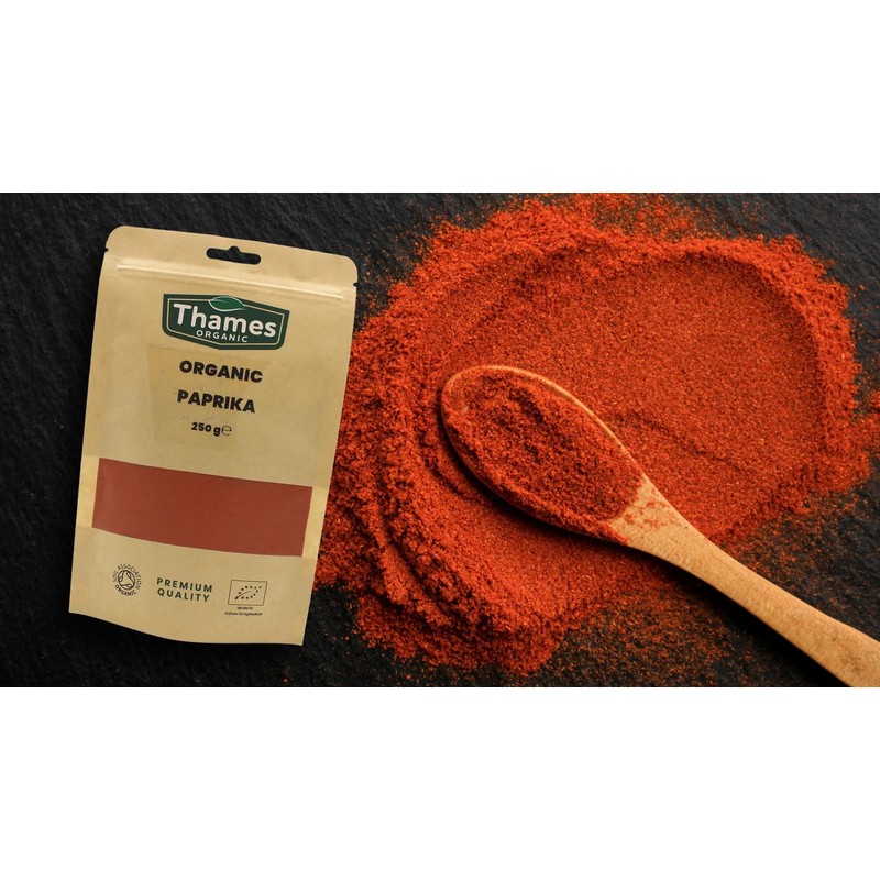 Organic Paprika-Certified Organic, Non-GMO, Vegan, No Additives, No Preservatives, Resealable