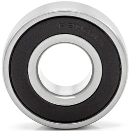 [1-Pack] 6204-2RS - Deep Groove Radial Ball Bearing with Double, C3 Rubber Seal 20 mm x 47 mm x 14 mm | 0.787 in x 1.851 in x 0.551 in (ID x OD x Width) Pallet Jack Wheel Bearing Replacement