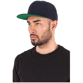Flexfit Classic Snapback Cap, Mütze Unisex Kappe für Damen und Herren, One Size, Farbe dark navy