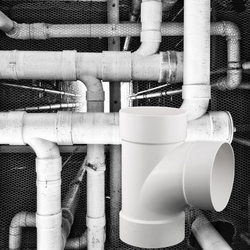 2 Inches PVC DWV Sanitary TEE Street for Drain Waste