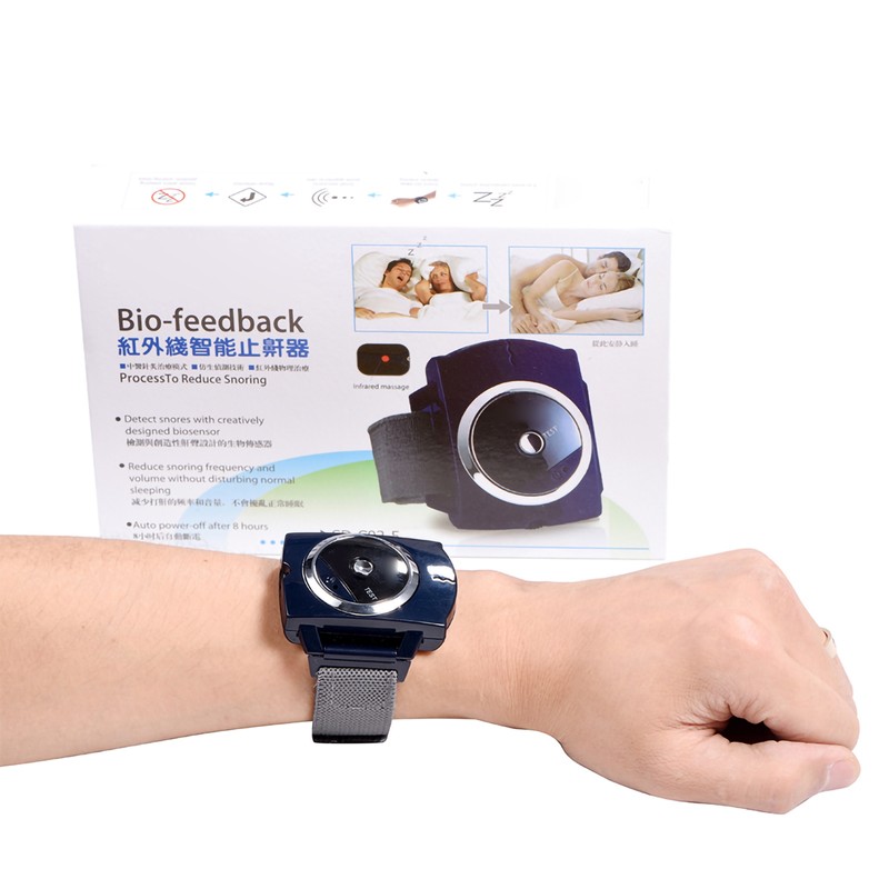 Infrared Intelligent Anti Snoring Device Wristband Watch Anti Snoring Bio