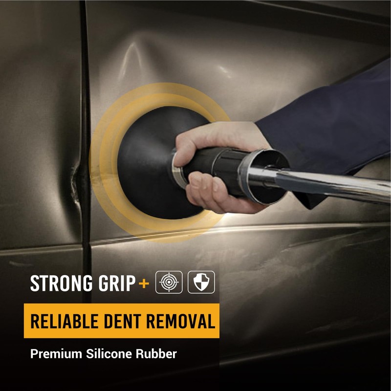 EWK Pneumatic Car Dent Puller & Suction Cups 75mm 100mm