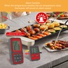 500ft Wireless Meat Temperature Meter High Accuracy LCD Backlit Temperature