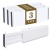 3 Pack Drawer Dividers Adjustable 28.5-44 cm Drawer Organiser Drawer