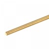 sourcing map M6 x 250mm Fully Thread Rod Brass Threads