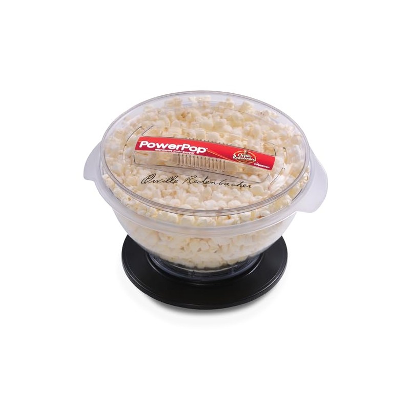 Presto 04830 PowerPop Microwave Multi-Popper, Black