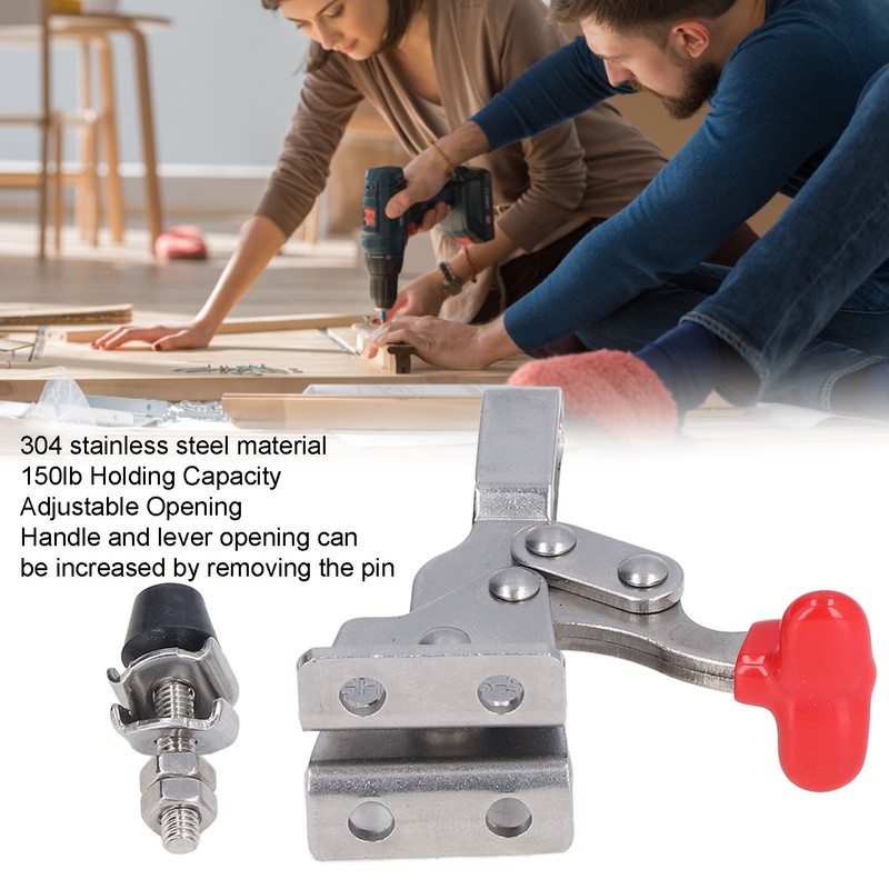 Quick Release Vertical Toggle Clamp 150lb Holding Capacity Woodworking Fixture