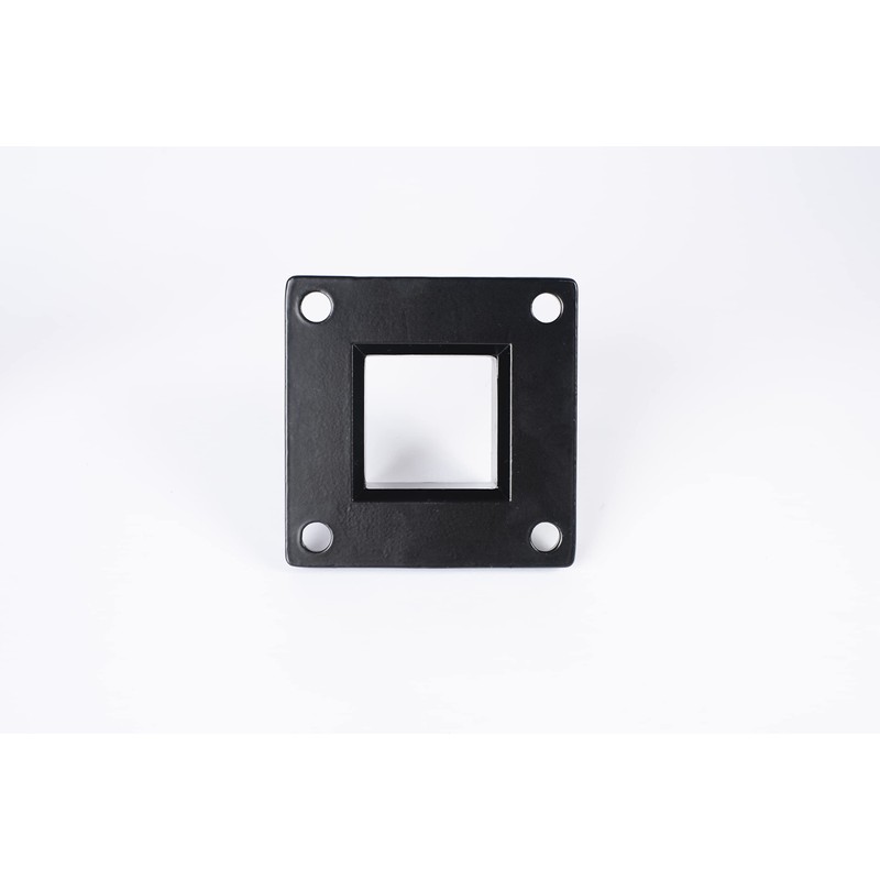 Floor Mount Post Plange for 2" Square Fence Post and
