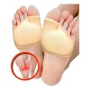 Almohadillas Metatarsianas Para Juanetes Medio Dedo 1 Par Color Beige Talla G