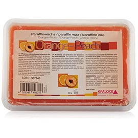 Efalock Professional Paraffinwachs, Orange-Peach, 1er Pack, (1x 0,5 kg)