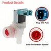 LZXQYMX Washer Inlet Valve W10212598 WPW10212598 - Direct Fits for