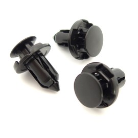 VVO Fasteners Black Plastic Clips Engine Heat Shield or Insulator Attachment Compatible with Some Mitsubishi Outlander (Pack of 10 Clips)