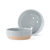 Fringe Studio Celestial CAT Small Stoneware Pet Bowl, PetShop Collection