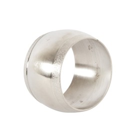 SARO LIFESTYLE NR112.S 4-Piece Shape Napkin Ring Set, Silver, Round