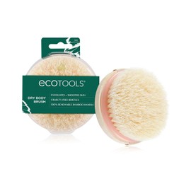 EcoTools, Dry Body Brush, Cepillo Ecológico para Exfoliar, Cepillos Corporales Exfoliantes, Piel Suave, Modelo 7425