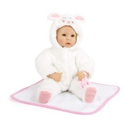 Small Foot Baby Doll with Soft Body / includes Cosy Blanket, Romper Suit and Dummy / 40 cm / 2 years and Above