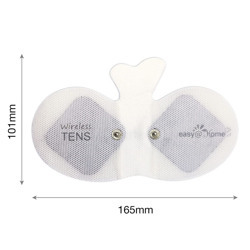 Easy@Home Tens Unit Wireless Electrode Pads Self Stick Carbon Pads,