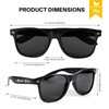 Dwenarry Bachelorette Party Favors Sunglasses Retro Black Sunglasses Bridesmaid Proposal
