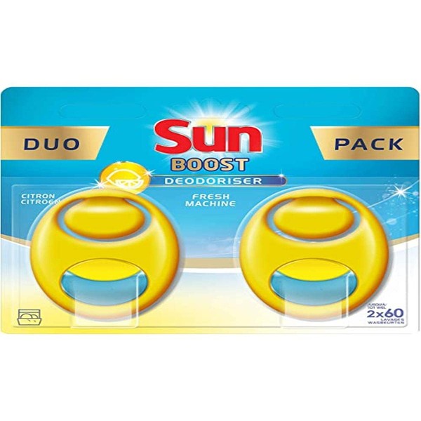 Sun Expert Lemon Duo Pack Dishwasher Air Freshener (Pack of 2)