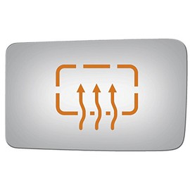 Burco 3917H Lower Convex Driver Side Replacement Mirror Glass Heated for 2013-2014 FORD F-150, 2010-2012 F-250, F-350, F-450