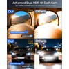 HUPEJOS 4K Dash Cam Front and Rear STARVIS 2 IMX675