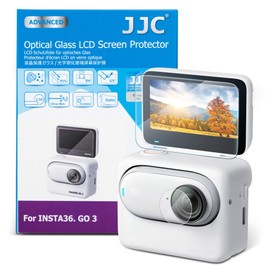 Screen Protector for Insta360 GO 3,Anti-Scratch Anti-Fingerprint 9H Hardness Tough Ultra HD Clear Tempered Glass Protector Film & Glass Lens Protector for Insta360 GO 3 Camera(Not for Insta360 GO 3S)