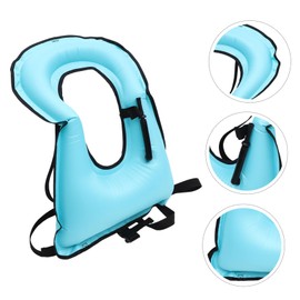 BESPORTBLE Buoyant Snorkel Vests for Adults Easy to Inflate Inflatable Life Vest for Water Sports Random