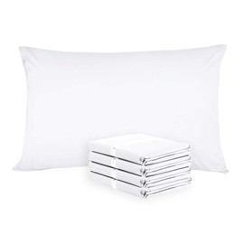 Kinfolk Textile Pillow Cases 4 Pack Egyptian Cotton 200 Thread Count (White)