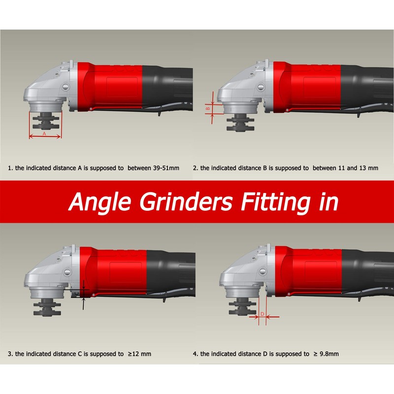 Dastool Expert Surface Grinding Dust Shroud for Angle Grinder 4.5/5