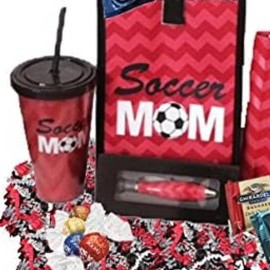 Campus Survival Kits Soccer Mom Thermal Lunch Bag Cup Notebook Pen Candy Snacks Gift Set Bundle