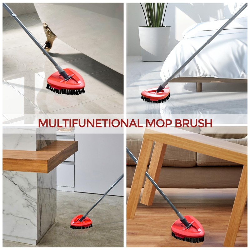 Scrub Brush, 2 Pack Spin Scrub Brush Replacement Head, Stiff