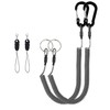 HUIKKJP Curl Cord Strap, Coil Strap, Stretchable, Durable, Keychain, Set