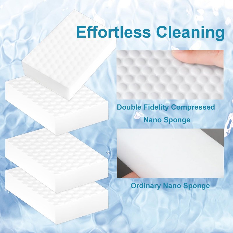 18 Pcs Magic Eraser Sponge for Cleaning, Reusable and Durable