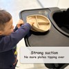 Transparent Stickers to Secure Suction Plates, Bowls & Toys –