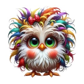 2pcs 4.92"x5.12" Vibrant Colorful Owl PVC Sticker - Whimsical Design for Car Scratches, Laptop & Motorcycle - Durable Decal for Trucks, SUVs - Cute Owl Accessories |#CZ280