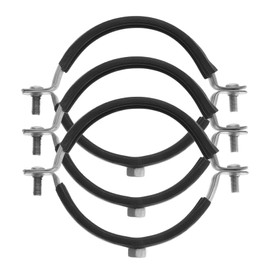 ORFOFE 3Pcs Adjustable Heavy Duty Pipe Bracket Clamps Carbon Steel Wall Ceiling Mount for Drain Water Pipes Versatile Leak Repair Secure Support System