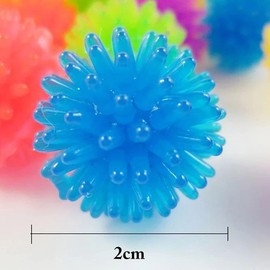 Junfamilee 10Pcs Colorful Cute Funny Cat Toys Arbutus Ball Stretch Plush Ball Cat Toy Ball Creative Colorful Interactive Cat Soft Spiky Cat Chew Toy, Cat Toy Balls