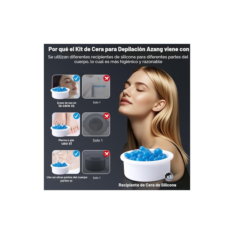 Kit de cera de nariz para hombres, kit de cera