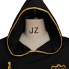 SFWXCOS Black Cloak Robe Cape Hooded Cloak with Headband for