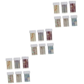 Baluue 3sets Nail Art Transfer Stickers DIY Set 6 Marble Patterns Easy to Use Manicure Paper for Home Nail Art Decorations Friendship Time 6pcs*3